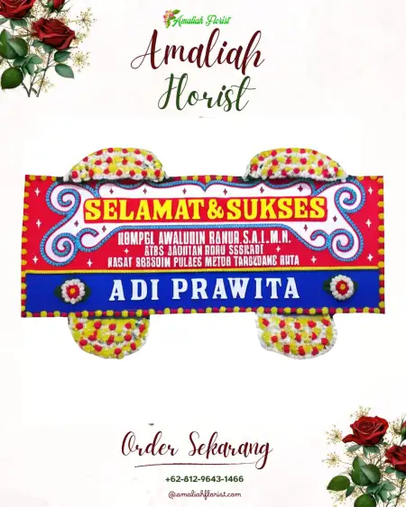 Papan Bunga Ucapan Selamat Wedding Garden Tangerang Selatan