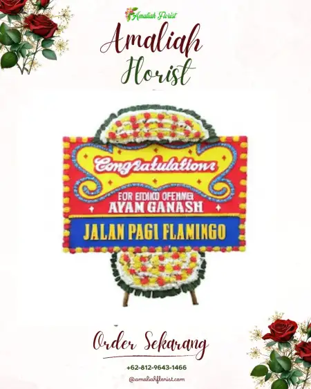 Sewa Papan Bunga Wedding Garden Tangerang Selatan